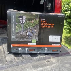 Portfolio Landscape 6 Pc Solar Light Kit