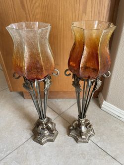 Candle Holders - Set Of 2