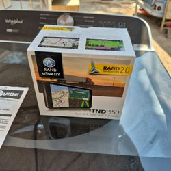 Navigation2.0 RandMcnally TND550 Truck GPS  ELD-ready.