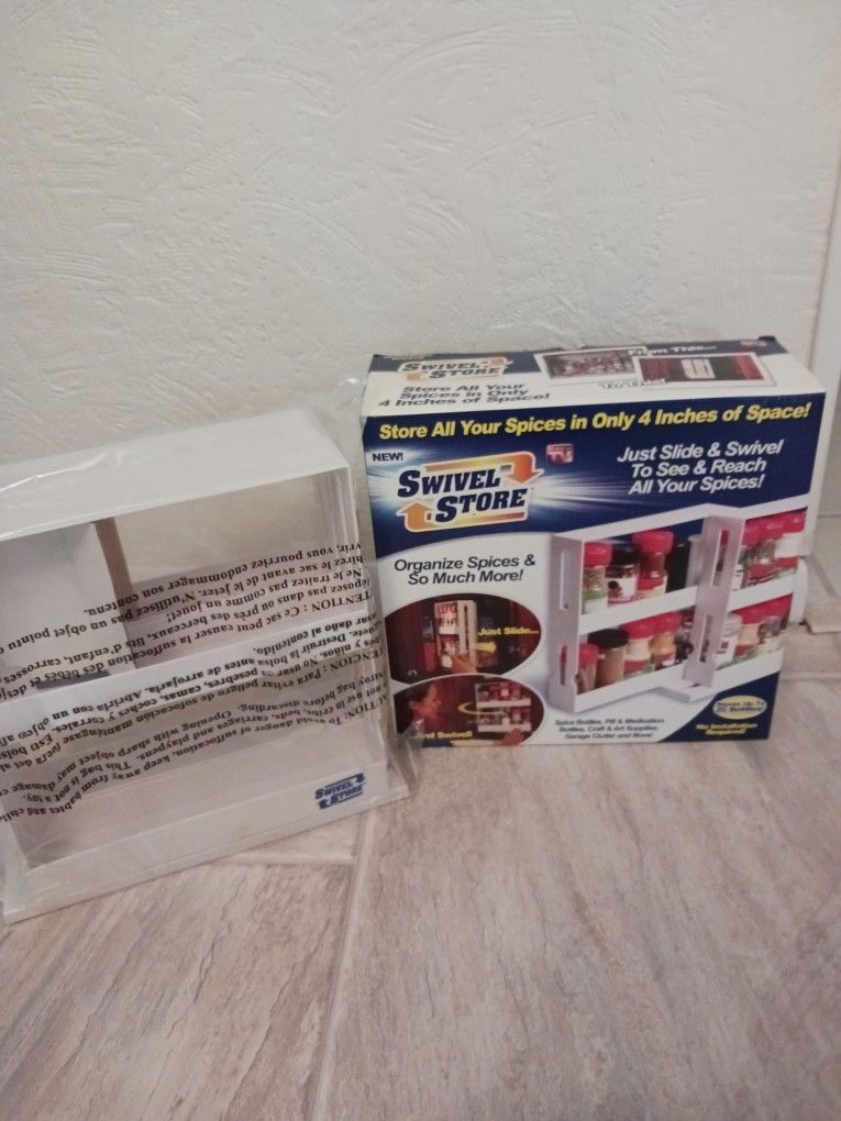 Organizer Pill Medication Bottles Or Spices NEW In Box