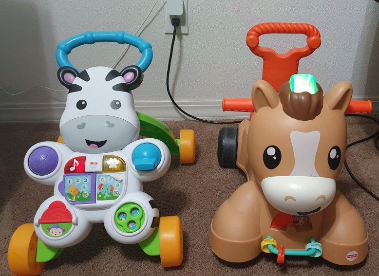 Fisher-Price Ride-On Pony and Zebra Walker