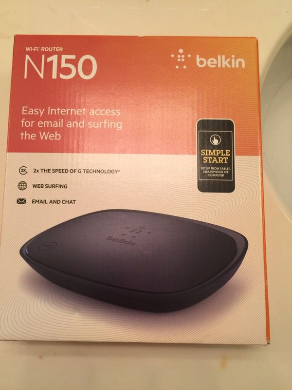 Belkin internet router n150