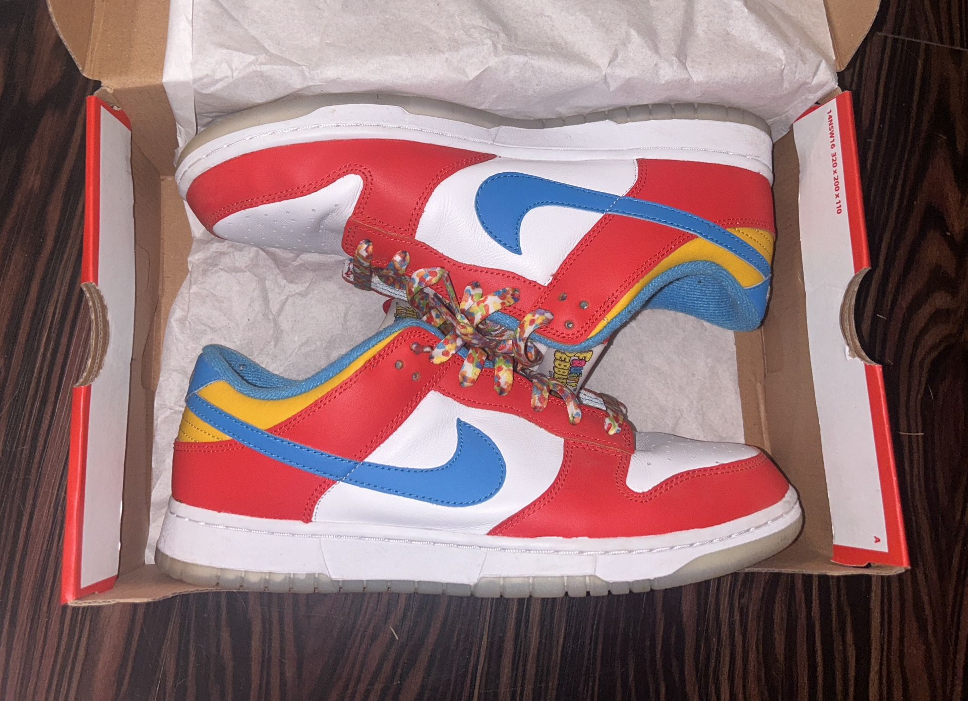 LeBron James x Fruity Pebbles x Dunk Low