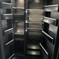 JennAir 42” Built-In Side-by-Side Refrigerator- Obsidian Interior - 2024