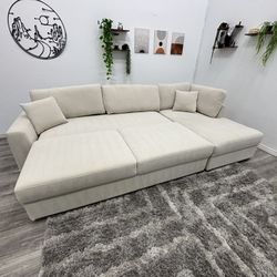 Sectional Couch Pull Out Bed - Free Delivery 