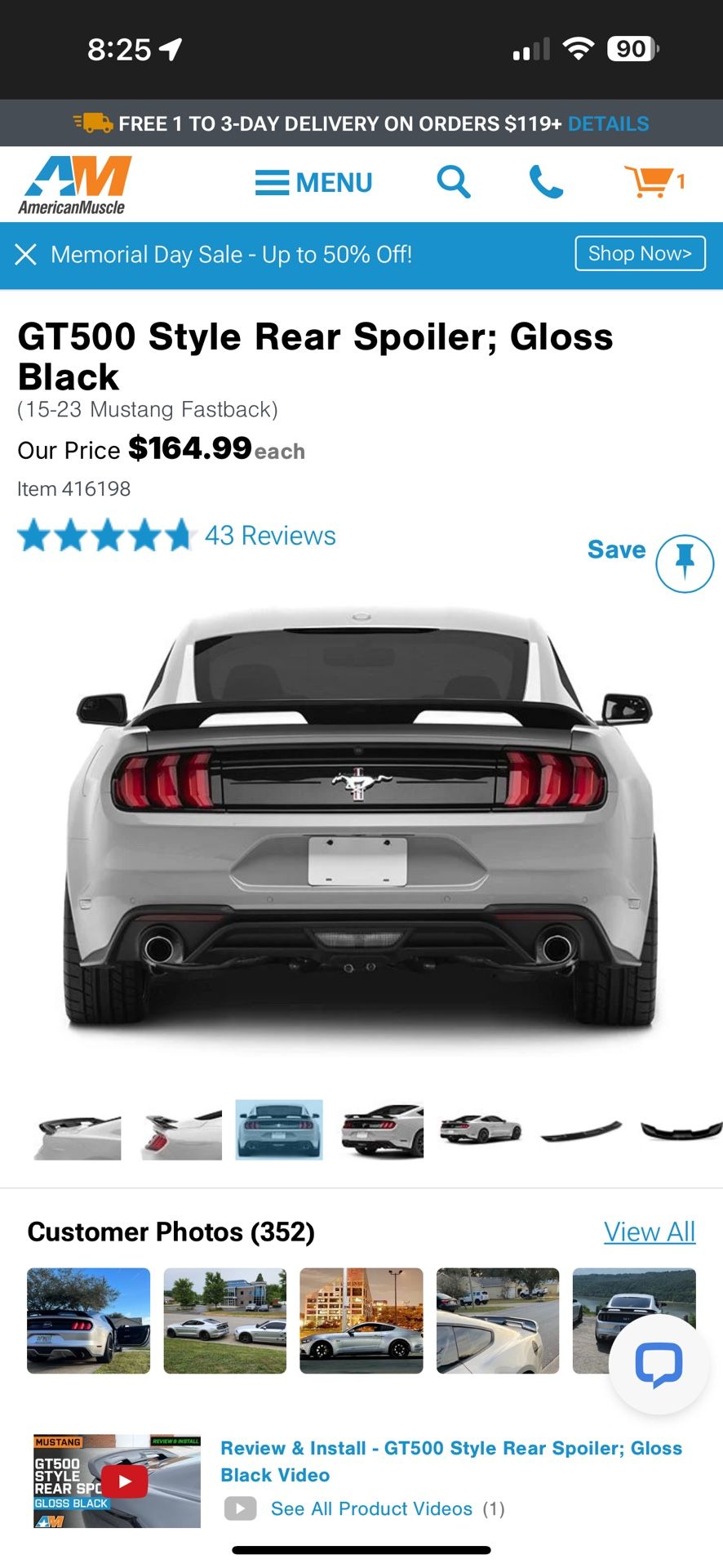 Mustang Spoiler