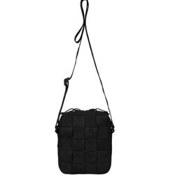 SUPREME WOVEN SHOULDER BAG BLACK for Sale in Los