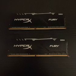 Hyperx Fury DDr4 16gb Ram Kit