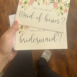 Bridesmaids Proposal Cards