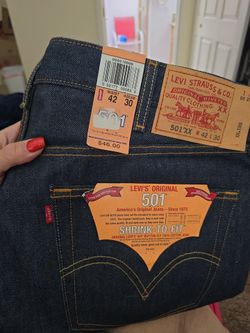 Brand New with tags, Levi's 501 Shrink to Fit Jeans $100 OBO, 2 more in lot with no tags but excellent condition.