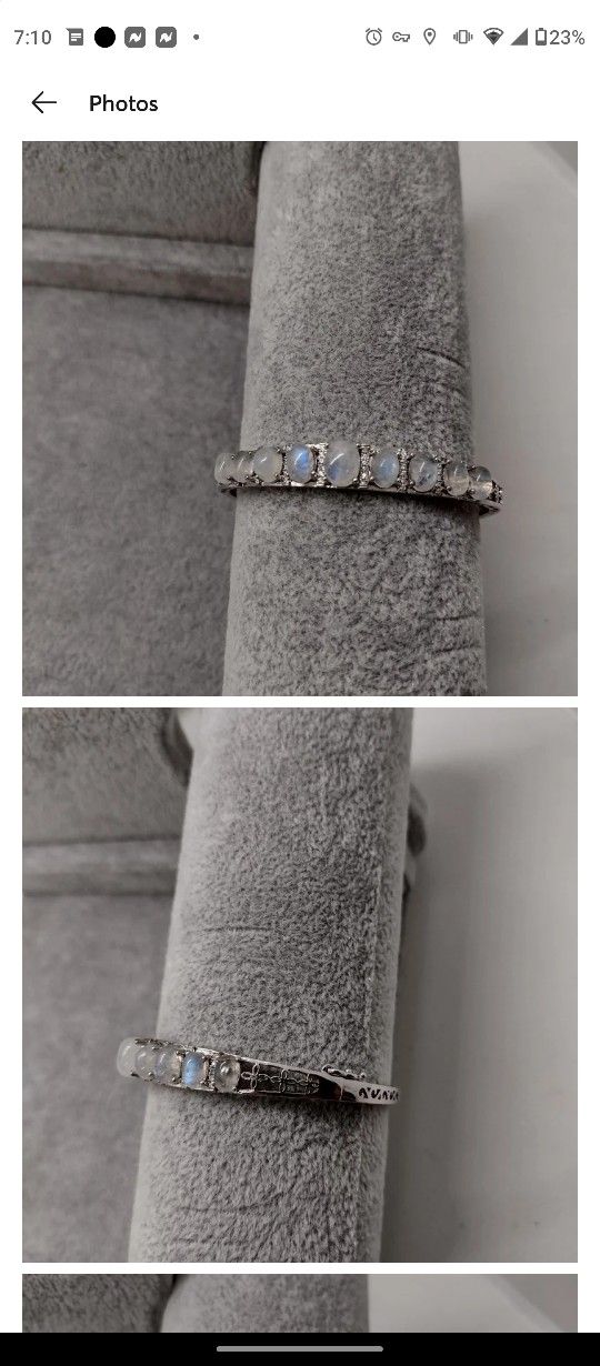 Moonstone Bracelet With Clasp