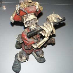 Veronese 1998 Skeleton Pirate Playing Flute 