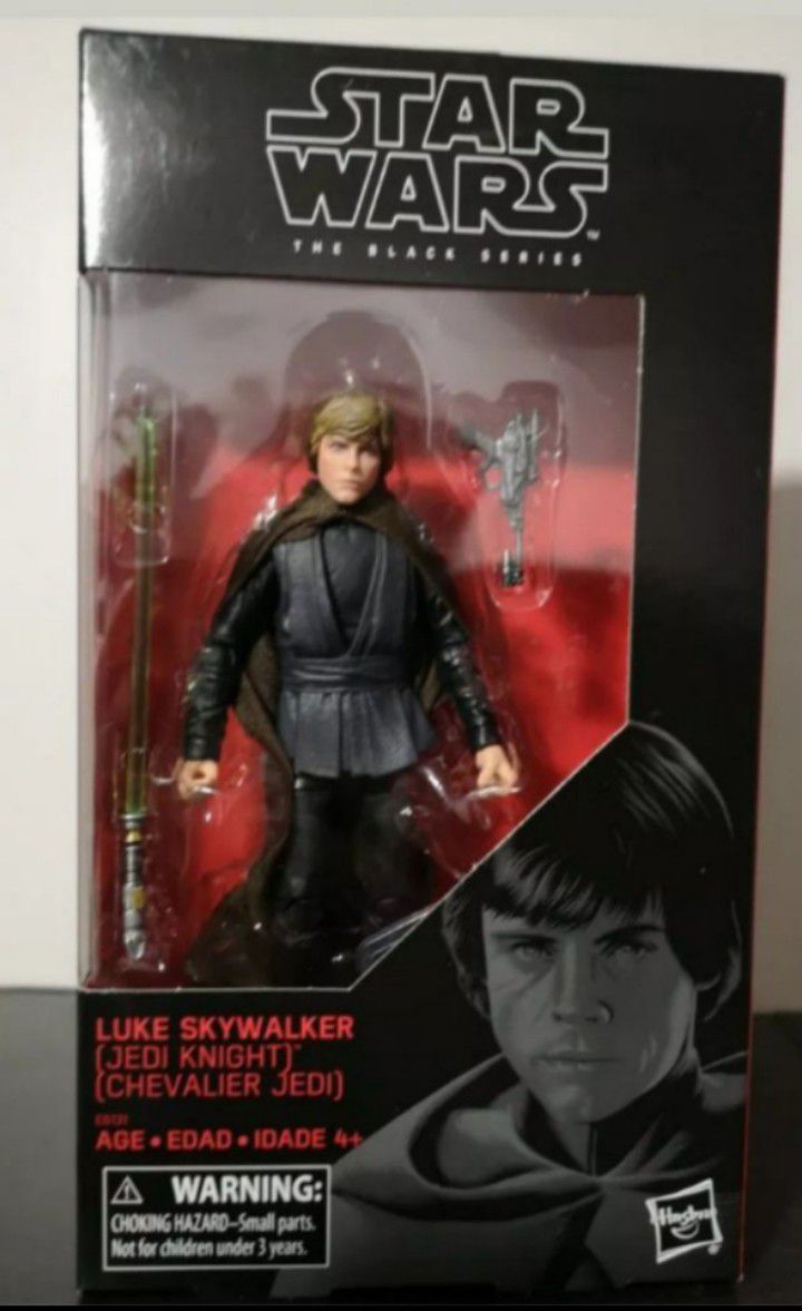Star Wars Black Series Luke Skywalker Jedi Knight Collectible Action Figure Toy