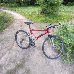 Vintage Schwinn Dual Suspension Mountain Bike Rides Shifts And Stops GREAT 