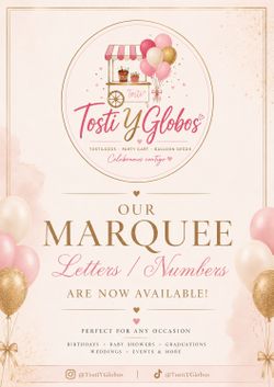 Marquee letter / numbers
