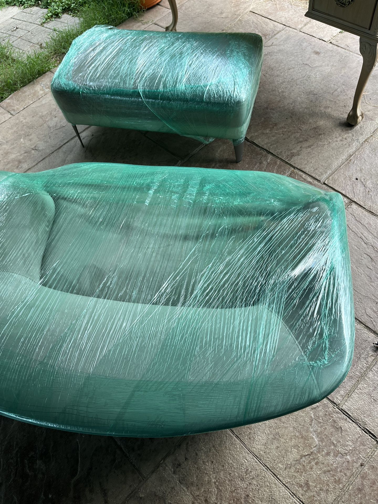 Sofa Chair With Ottoman