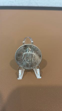 1982 commemorative- silver half dollar coin