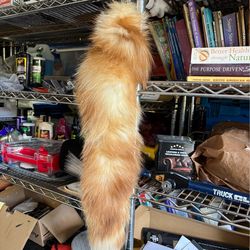 Fox tail for low rider car