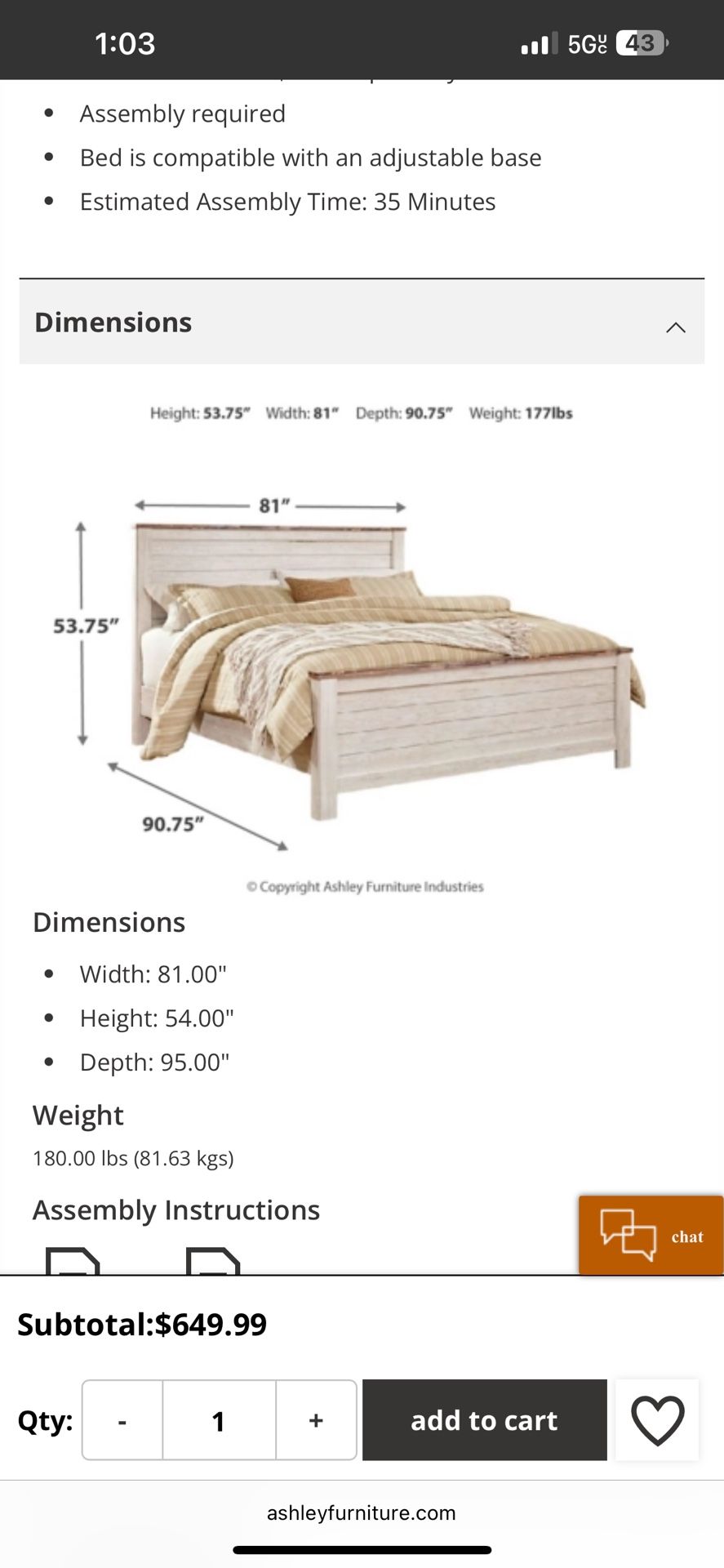 California King Bed Frame 