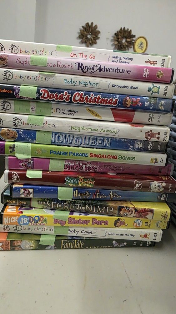 Children's Books And DVDs