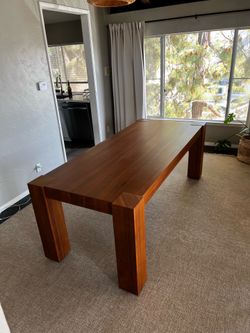 Crate and Barrel Table