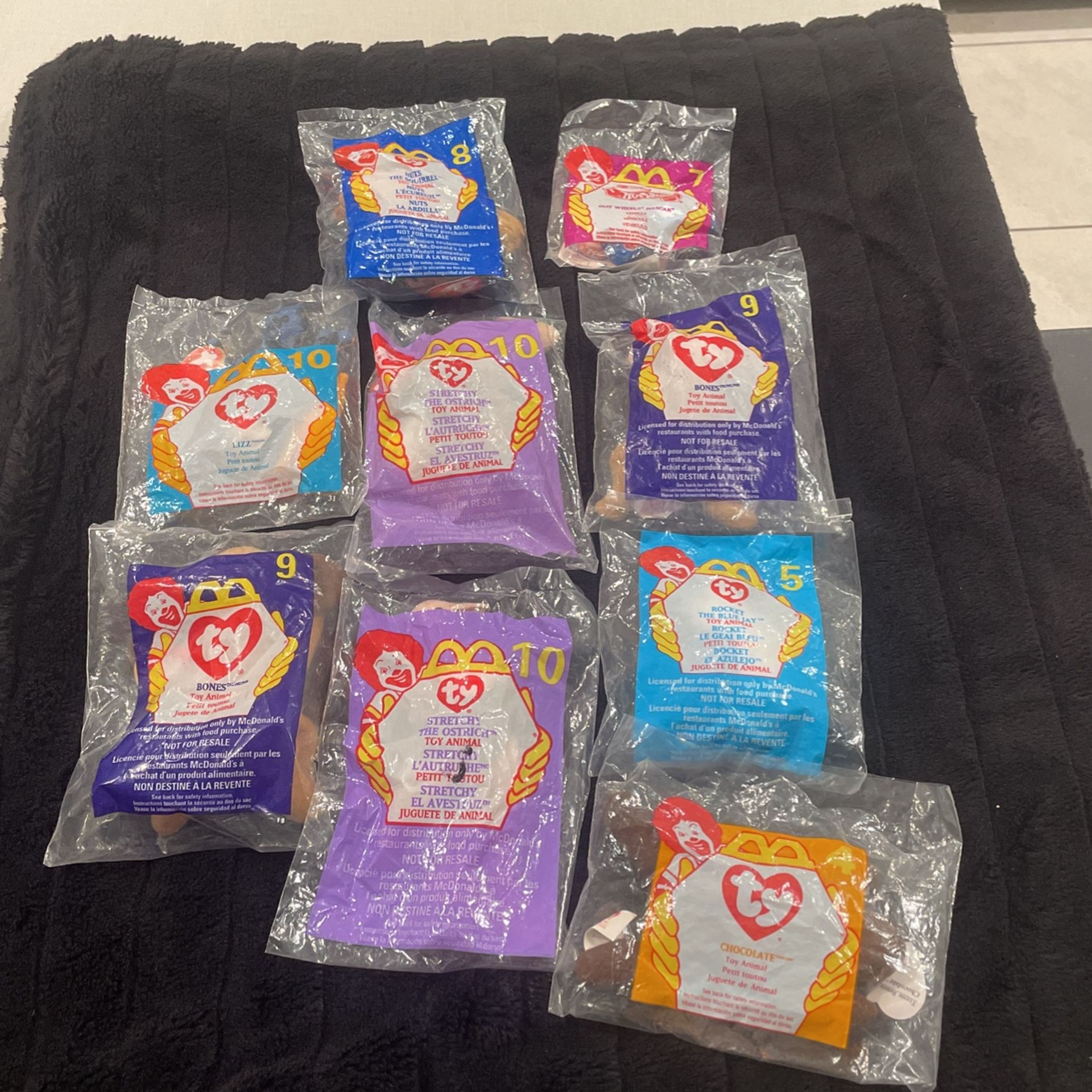 Vintage 1990's and 2000's McDonalds Ty Beanie Babies