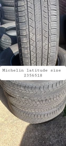 4 Used Tire Michelin Latitude Size 235/65/18