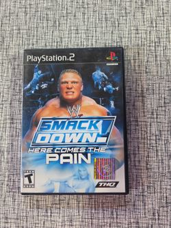 Authentic : WWE Smack Down Here Comes the Pain : Playstation 2