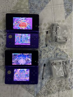 2 Rare Modded Purple 3DS