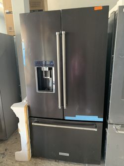 Kitchen aid French door in dark stainless counter depth