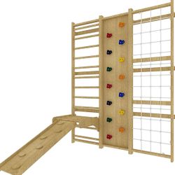 9-in-1 Indoor play Gym and climber 