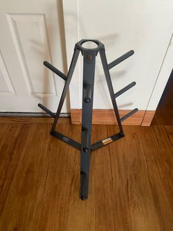 Weight plate rack