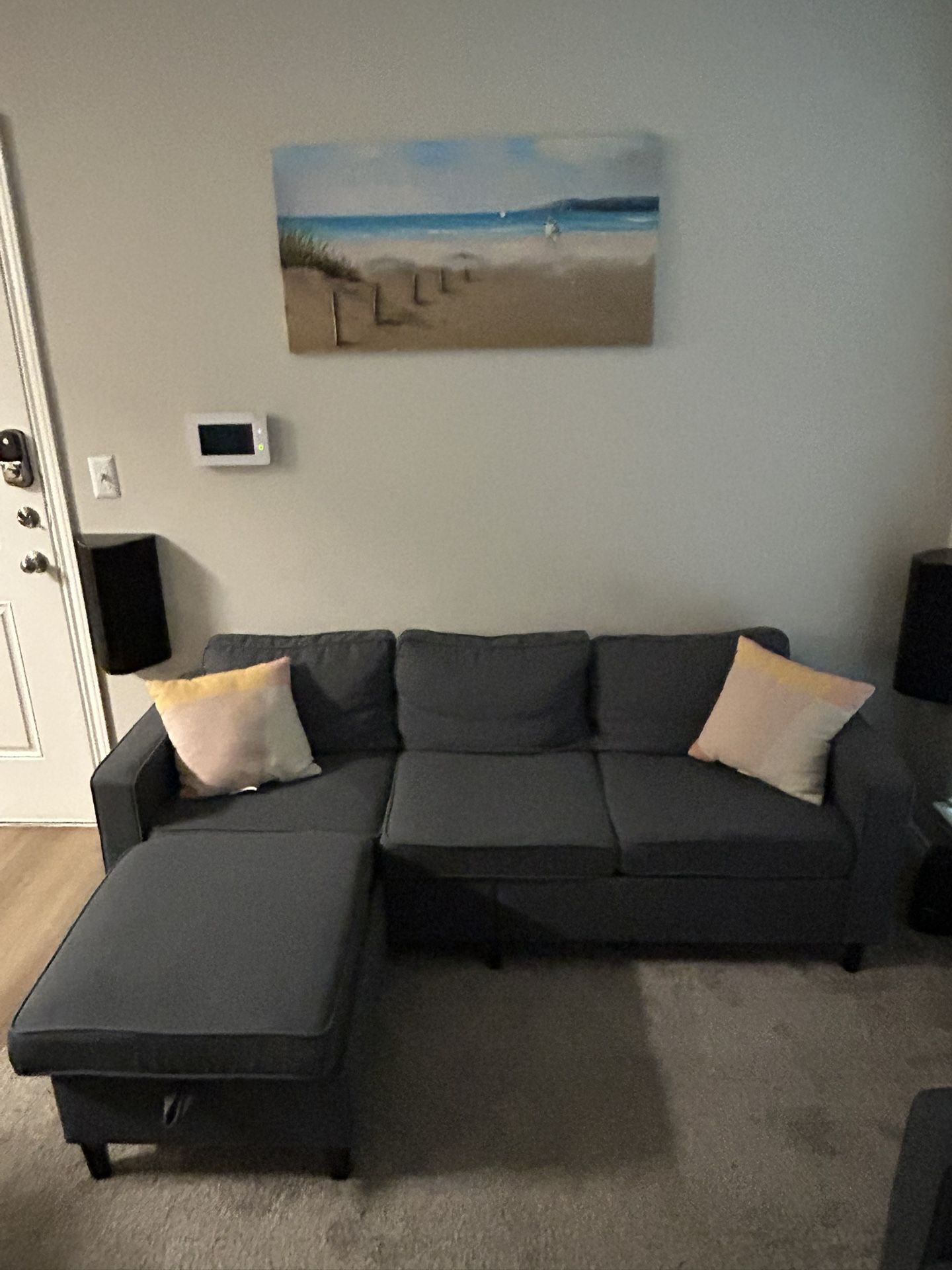 Modern Mini Sectional & Armchair Set - Lightweight!