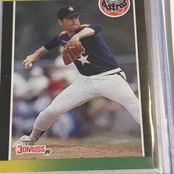 NOLAN RYAN BASEBALL TRADING CARD HOUSTON ASTROS