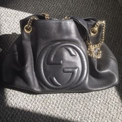 Authentic Large Gucci Soho Handbag