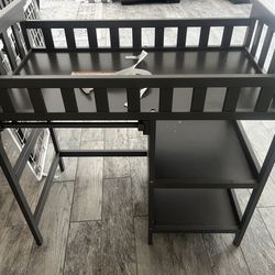 CRIB and CHANGING TABLE. 