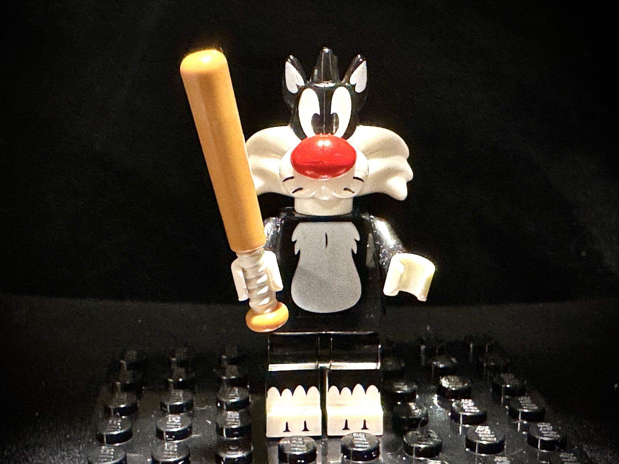 Lego Custom Sylvester The Cat Minifigure