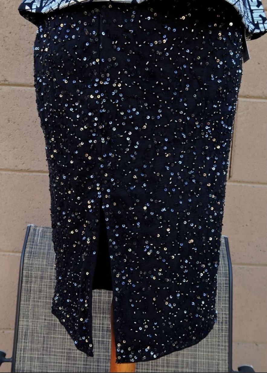NWT Gorgeous Sequins Pencil Skirt