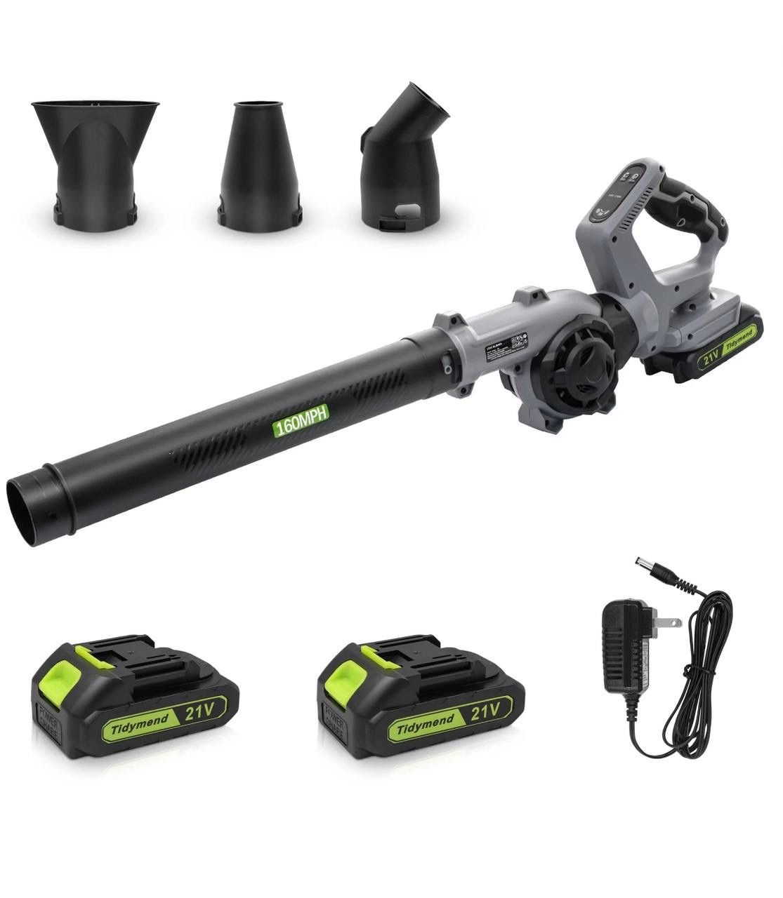 Leaf Blower 2 Batteries 