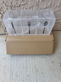 Plasticware storage organizer