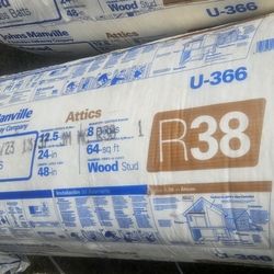 Unfaced Fiber Glass Batts. Insulation