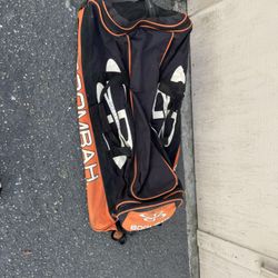 Boombah Brute 2.0 Rolling Baseball/Softball Wheeled Duffle Bag