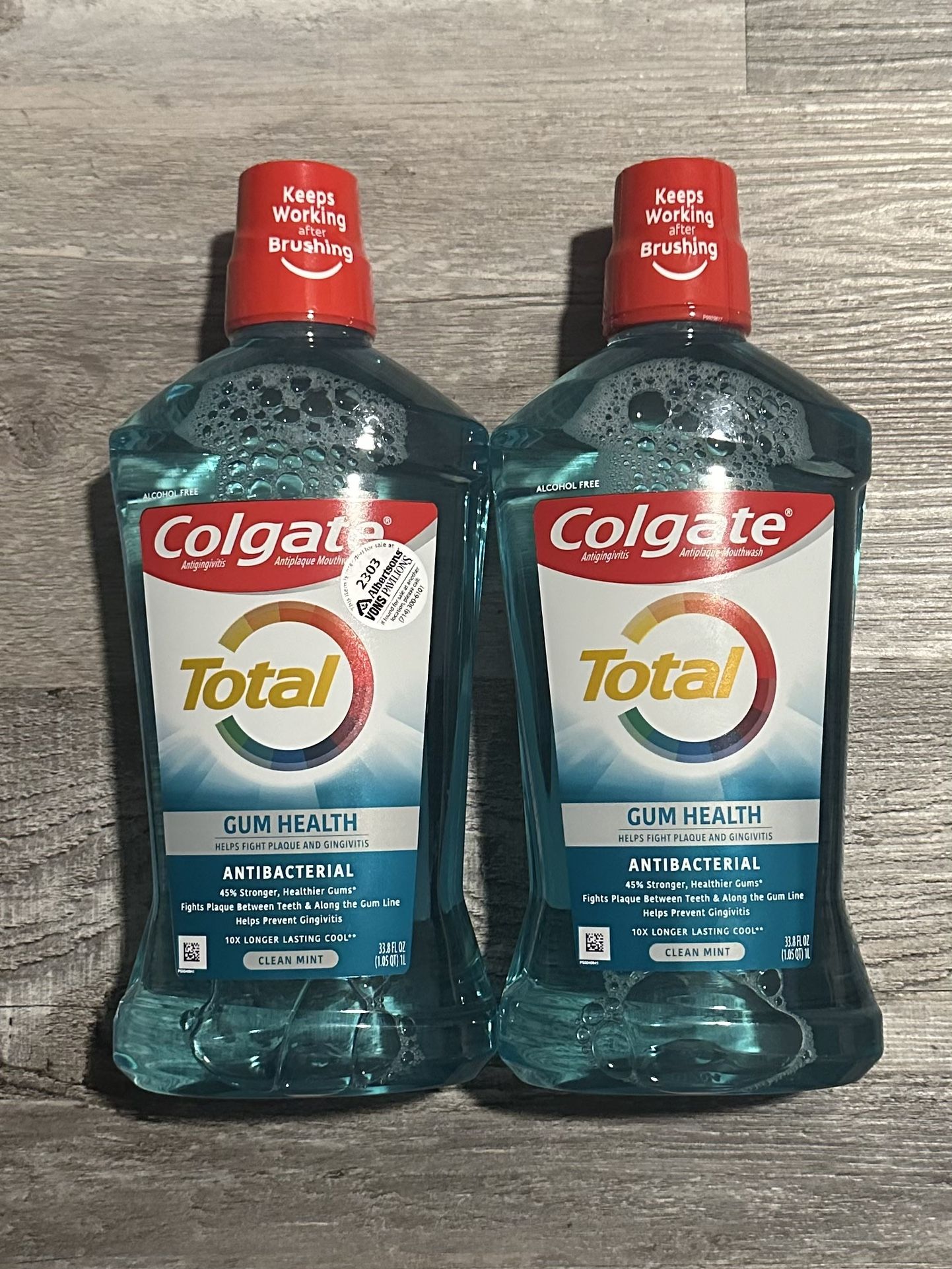 Colgate Total Gum Health Mouthwash 1L $4 Each 