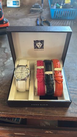 Anne Klein Watch Set with Interchangeable Bands