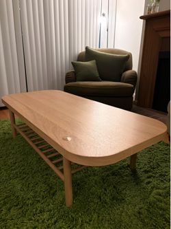 IKEA LISTERBY Coffee Table - Light Oak Veneer