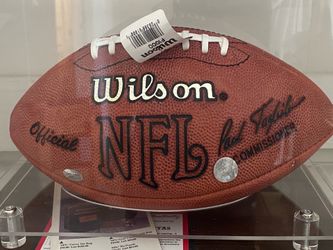 Johnny Unitas signed football