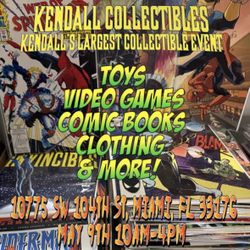 Kendall Collectibles Event For Toys Games Comics And More 