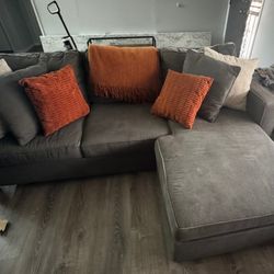 Mathers 91” Sofa With Reversible Chaise | Track Arms