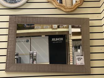HDC BRUSHED NICKEL WOVEN Mirror