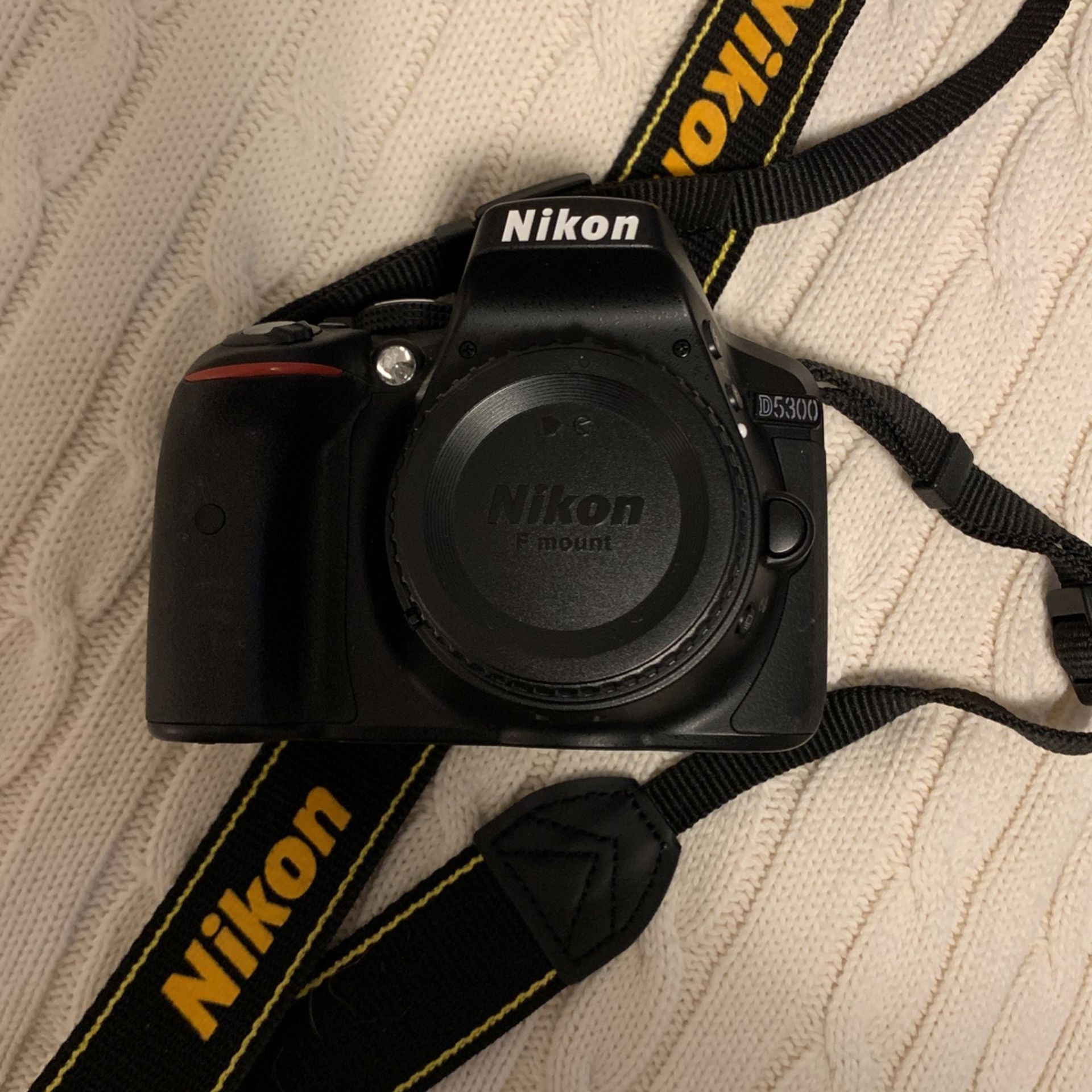 Nikon D5300 DSLR with 2 Lenses